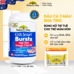 Nature's Way Omega-3 Fish Oil Trio 60 Viên