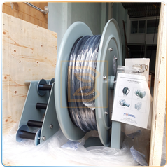 Rulo cuốn cáp điện Koreel - Dòng ECCV - Ứng dụng cho mâm từ, gầu ngoạm