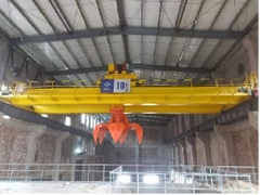 Cầu trục gầu ngoạm 10T ở Đông Anh - Hà Nội: Giải pháp nâng cao hiệu suất công việc