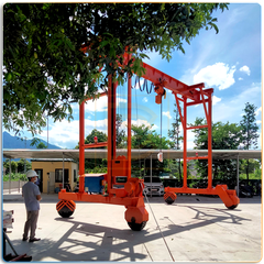 Cổng trục 3 Tấn bánh lốp - Dự án Dragcons, Ba Vì, Hà Nội