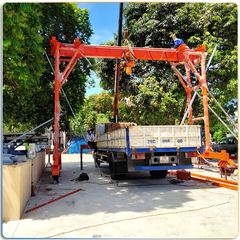 Cổng trục 3 Tấn bánh lốp - Dự án Dragcons, Ba Vì, Hà Nội