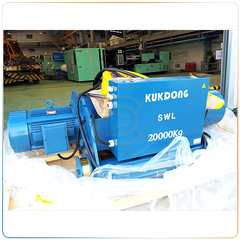 Palang cáp điện Kukdong - Dầm đôi, dòng KDWD