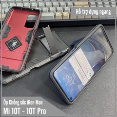 Ốp lưng cho Xiaomi Mi 10T - Mi 10T Pro 5G iRON - MAN Nhựa PC cứng viền dẻo chống sốc