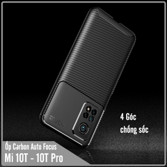 Ốp lưng cho Xiaomi Mi 10T - Mi 10T Pro 5G - Redmi K30S chống sốc Carbon Auto Focus