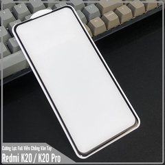 Kính cường lực cho Xiaomi Redmi Mi 9T / Redmi K20 hạn chế vân tay Full viền Đen