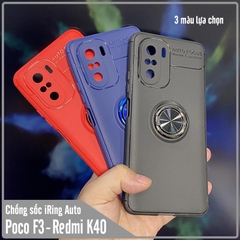 Ốp lưng cho Xiaomi Poco F3 - Redmi K40 chống sốc iRing Auto Focus