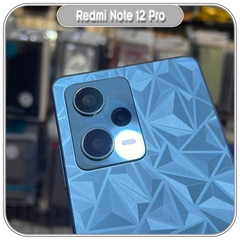 Miếng dán PPF mặt lưng 3D vân kim cương cho Xiaomi Redmi Note 12 Pro 4G - 5G / 12S / 12 4G 5G