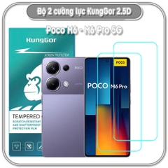 Bộ 2 Cường lực KungGor cho Poco M6 - M6 Pro 5G