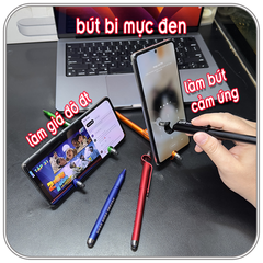 Bút bi kiêm giá đỡ và cảm ứng điện thoại