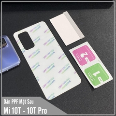 Miếng Dán PPF mặt sau cho Xiaomi Mi 10T - 10T Pro - Redmi K30S, Trong suốt / Ánh 7 màu