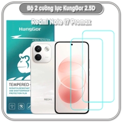 Bộ 2 Cường lực KungGor cho Redmi Note 17 4G 5G - Note 17 Pro - Note 17 Promax