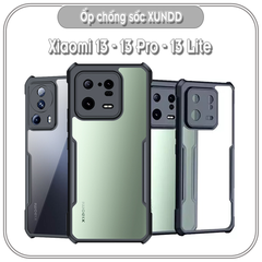 Ốp chống sốc XUNDD cho Xiaomi 13 - 13 Pro - 13 Lite - 13 Ultra, lưng PC không bị ố vàng