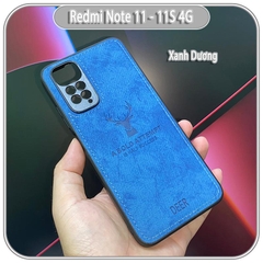 Ốp lưng cho Xiaomi Redmi Note 11 - Note 11S 4G giả da con hươu DEER