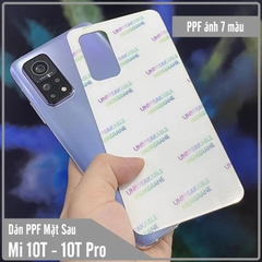 Miếng Dán PPF mặt sau cho Xiaomi Mi 10T - 10T Pro - Redmi K30S, Trong suốt / Ánh 7 màu