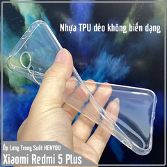 Ốp lưng cho Xiaomi Redmi 5 Plus Trong Suốt Chống Sốc