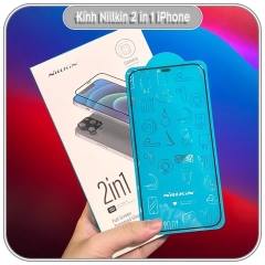 Kính cường lực iPhone 12 - 12 Pro - 12 Pro Max Nillkin 2 in 1 Full Màn Hình