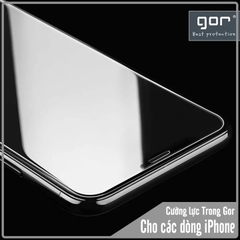Bộ 2 miếng kính cường lực Gor không viền 2.5D cho các dòng máy iPhone 15-14-13-12-11