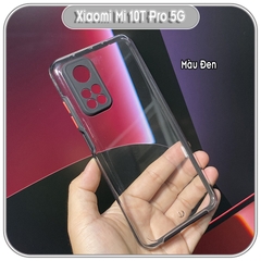 Ốp Lưng cho Xiaomi Mi 10T - Mi 10T Pro PC Trong Suốt Viền Màu Mỏng ,Che Camera