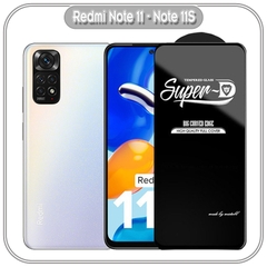 Kính cường lực Super D Xiaomi Redmi Note 11 - Note 11S 4G - Full viền Đen MIETUBL