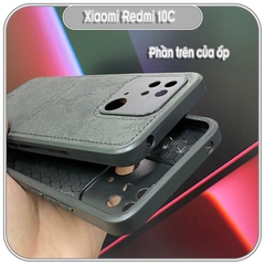 Ốp lưng cho Xiaomi Redmi 10C giả da con hươu DEER