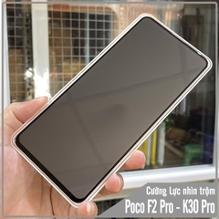 Kính cường lực cho Xiaomi Poco F2 Pro - Redmi K30 Pro - K30 Ultra chống nhìn trộm full viền đen