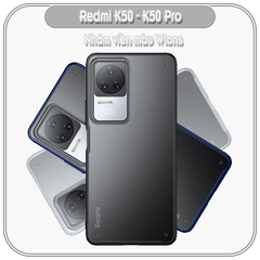 Ốp lưng cho Xiaomi Redmi K50 - K50 Pro, nhám viền màu WLONS