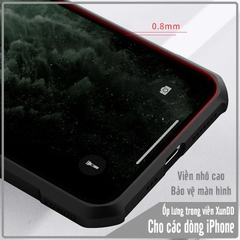 Ốp lưng iPhone 11-11 Pro / 12-12 Pro trong viền nhựa dẻo XunDD