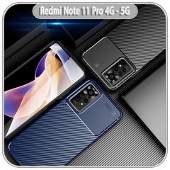 Ốp lưng cho Xiaomi Redmi Note 11 Pro 4G - 5G chống sốc Carbon Auto Focus