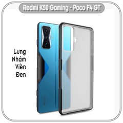 Ốp lưng cho Xiaomi Redmi K50 Gaming - Poco F4 GT, nhám viền màu WLONS