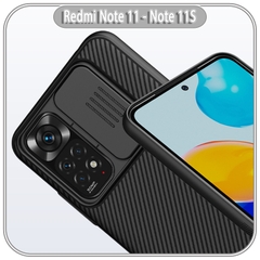 Ốp lưng cho Xiaomi Redmi Note 11 - Note 11S Nillkin CamShield che camera