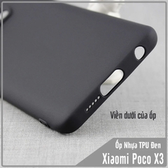 Ốp lưng cho Xiaomi Poco X3 NFC - X3 PRO nhựa dẻo TPU Đen - che camera