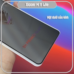 Kính cường lực cho Xiaomi Mi 11 Lite chống nhìn trộm full viền đen