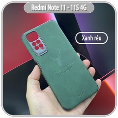 Ốp lưng cho Xiaomi Redmi Note 11 - 11S 4G bản quốc tế da hươu 4 góc chống sốc