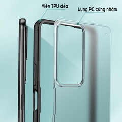 Ốp lưng cho Xiaomi Redmi K50 - K50 Pro, nhám viền màu WLONS