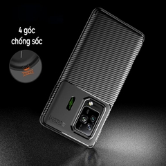 Ốp lưng cho Xiaomi Black Shark 5- 5 Pro, chống sốc Carbon