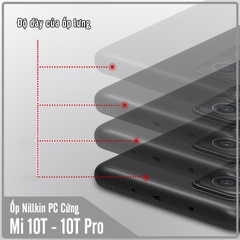 Ốp lưng cho Xiaomi Mi 10T - Mi 10T Pro Frosted Shield nhựa PC cứng Nillkin , Vân nhám , chống vân tay