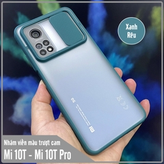 Ốp lưng cho Xiaomi Mi 10T - Mi 10T Pro - Redmi K30S nhám viền màu trượt camera