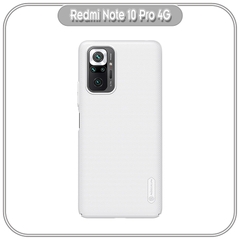 Ốp lưng cho Xiaomi Redmi Note 10 Pro 4G Frosted Shield nhựa PC cứng Nillkin , Vân nhám , chống vân tay