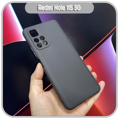 Ốp lưng cho Xiaomi Redmi Note 11S 5G TPU đen nhám, Che Camera