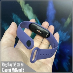 Dây cao su thay thế cho Xiaomi Miband 7 - Miband 5 - Miband 6 trơn nhiều màu hãng Mijobs