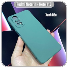 Ốp lưng cho Xiaomi Redmi Note 11 - Note 11S 4G, Choice viền vuông nhựa TPU dẻo màu lót nhung che camera