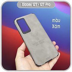 Ốp lưng cho Xiaomi 12T - 12T Pro, giả da hươu