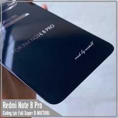 Kính cường lực Super D cho Xiaomi Redmi Note 8 Pro/ Oppo A9X/ ViVo Y19-U20-U3 Full 9H viền màu