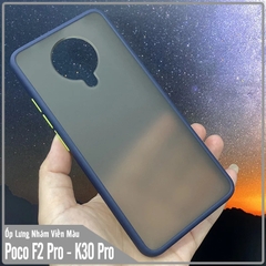 Ốp lưng cho Poco F2 Pro - Redmi K30 Pro - K30 Ultra trong nhám viền màu