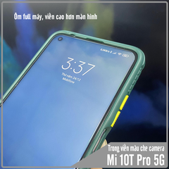 Ốp lưng cho Xiaomi Mi 10T Pro 5G trong viền màu che camera 4 Gốc chống sốc