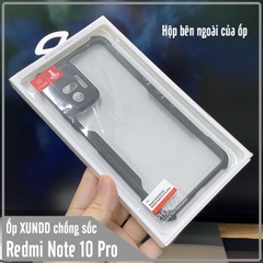 Ốp lưng cho Xiaomi Redmi Note 10 Pro 4G chống sốc trong viền nhựa dẻo XunDD