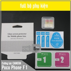 Miếng dán kính cường lực Camera Xiaomi Pocophone F1 - Full Box