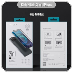 Kính cường lực iPhone 12 - 12 Pro - 12 Pro Max Nillkin 2 in 1 Full Màn Hình