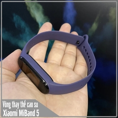 Dây cao su thay thế cho Xiaomi Miband 7 - Miband 5 - Miband 6 trơn nhiều màu hãng Mijobs