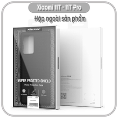 Ốp lưng cho Xiaomi 11T - 11T Pro Frosted Shield nhựa PC cứng Nillkin , Vân nhám , chống vân tay